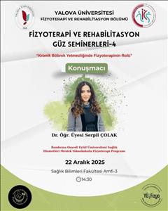 Fizyoterapi ve Rehabilitasyon Güz Semineri- IV